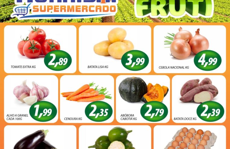 TERÇA E QUARTA DO HORTIFRUTI NO MURAISHI SUPERMERCADO. APROVEITE AS OFERTAS!!!