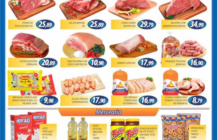 FIM DE SEMANA IMBATÍVEL NO MURAISHI SUPERMERCADO. PREÇOS ESPECIAIS EM TODOS OS SETORES. APROVEITE!!!