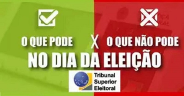 ATENÇÃO ELEITOR: SAIBA O QUE PODE E O NÃO PODE NO DIA DA ELEIÇÃO