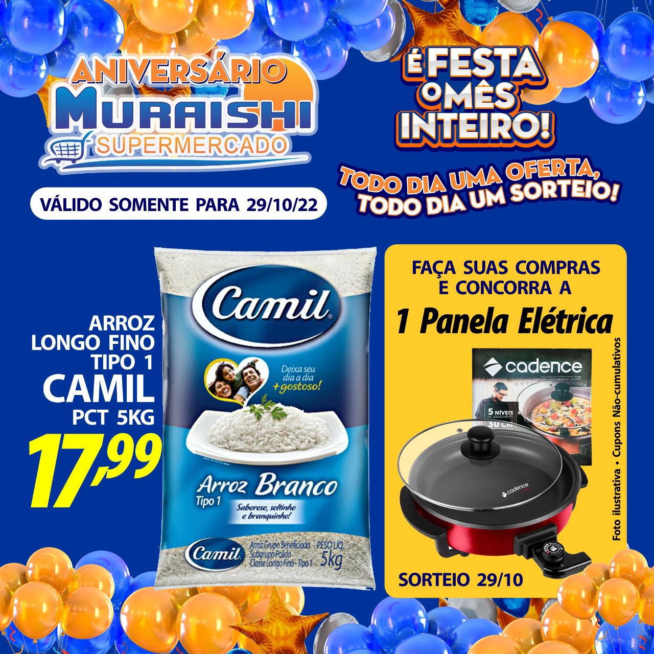 MEGA OFERTA DE ANIVERSÁRIO DO MURAISHI SUPERMERCADO. CONFIRA O LISTÃO E ECONOMIZE MUITO MAIS!!