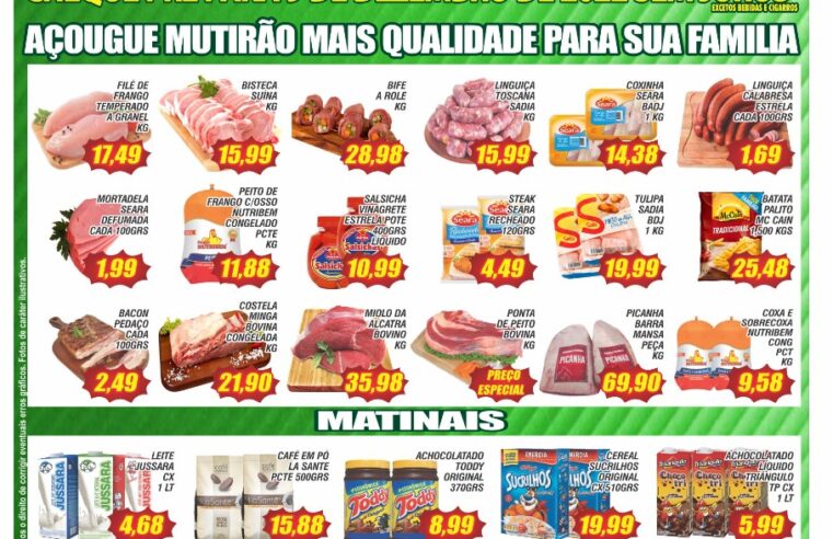 CONFIRA O LISTÃO DE OFERTAS DO MUTIRÃO SUPERMERCADOS. IMPERDÍVEL. APROVEITE!!!