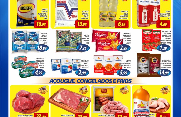 FIM DE SEMANA IMBATÍVEL NO MURAISHI SUPERMERCADO. OFERTAS INCRÍVEIS. APROVEITE!!!