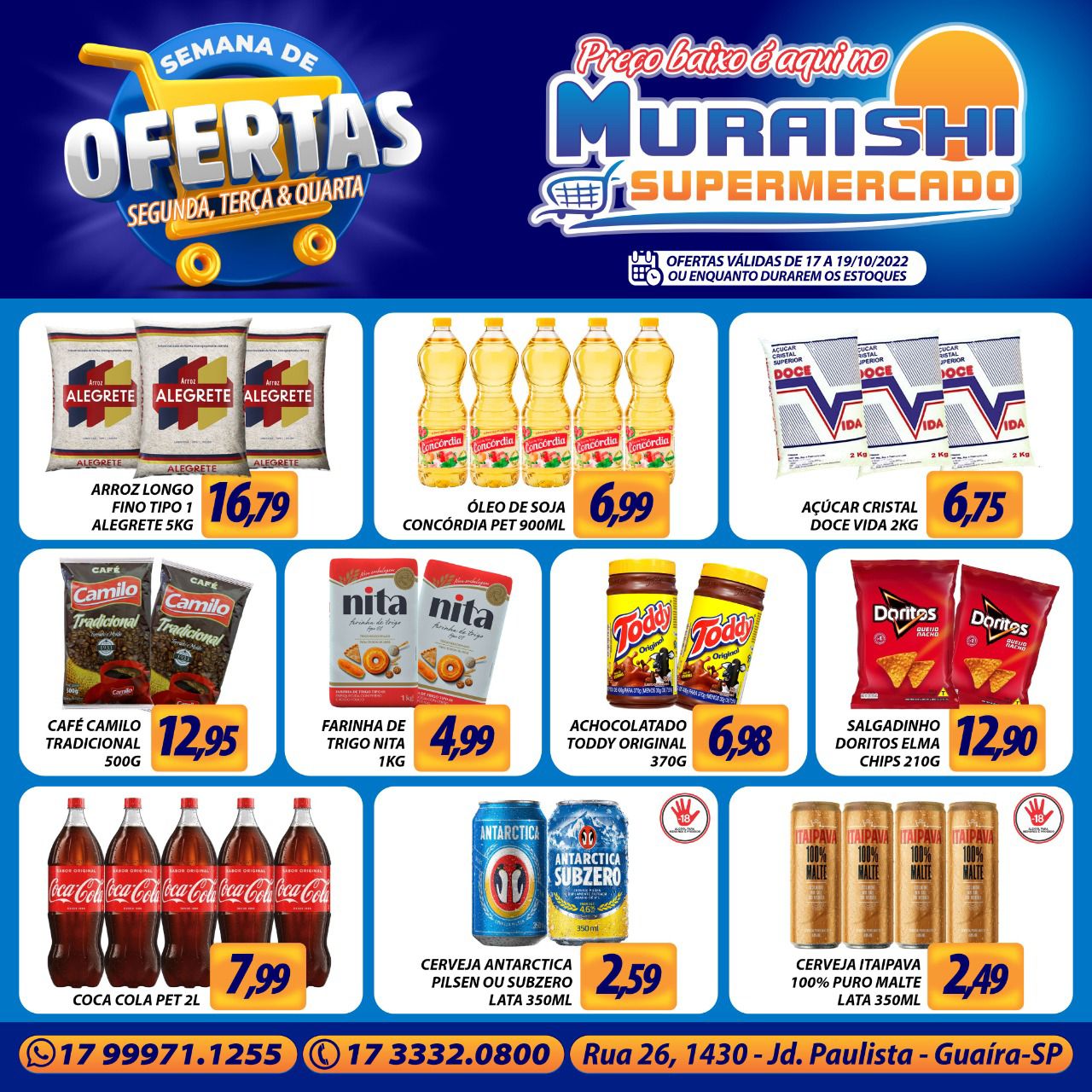 ATENÇÃO SAIU O NOVO LISTÃO DE OFERTAS DO MURAISHI SUPERMERCADO. IMPERDÍVEL. APROVEITE!!