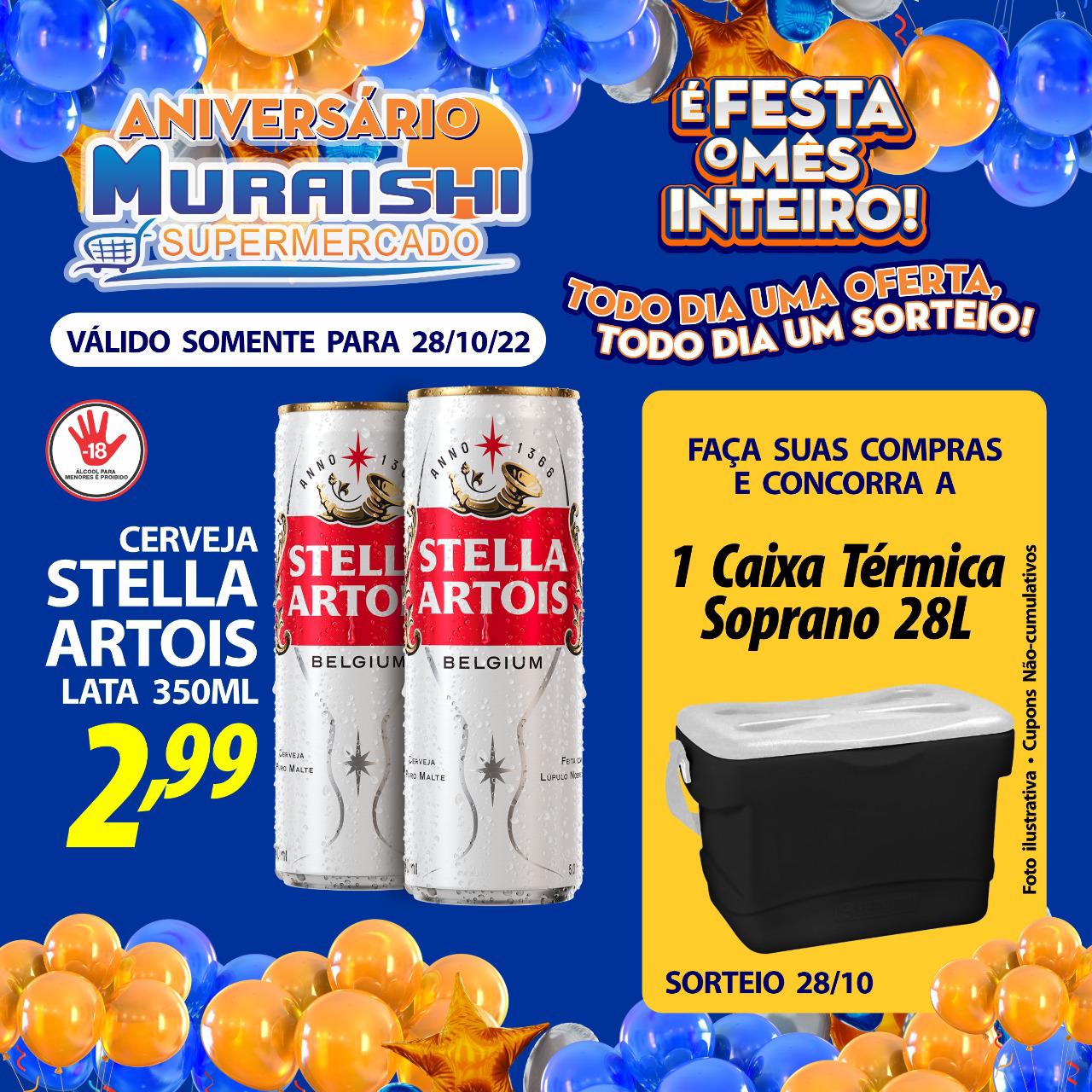 MEGA OFERTA DE ANIVERSÁRIO E LISTÃO DE PREÇOS BAIXOS DO MURAISHI SUPERMERCADO. APROVEITE!!