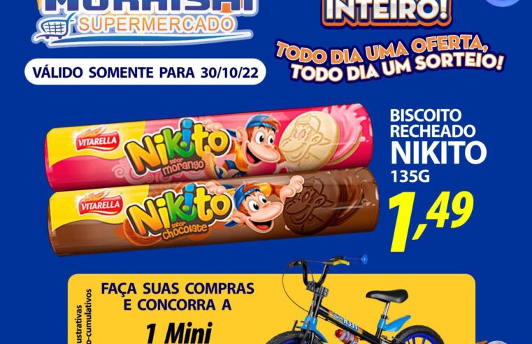 MEGA OFERTA DE ANIVERSÁRIO DO MURAISHI SUPERMERCADO. CONCORRA A PRÊMIOS!!