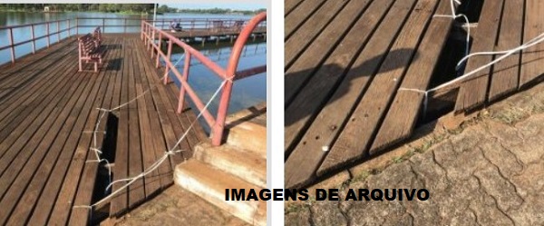 SEM CONSEGUIR CONCLUIR PROCESSO, PREFEITURA DE GUAÍRA REMARCA LICITAÇÃO PARA REFORMA DE DECKS DO LAGO MARACÁ