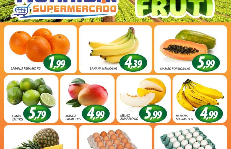 TERÇA E QUARTA DO HORTIFRUTI NO MURAISHI SUPERMERCADO. APROVEITE!!!