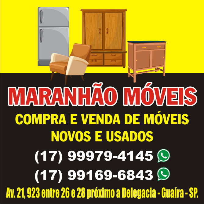 MÓVEIS NOVOS, USADOS E REFORMADOS COM QUALIDADE É COM MARANHÃO MÓVEIS EM GUAÍRA. FAÇA UMA VISITA E ECONOMIZE MUITO MAIS!!!