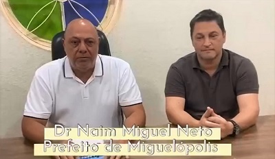 NAIM, PREFEITO DE MIGUELÓPOLIS, CONFIRMA APOIO A TARCÍSIO E BOLSONARO NO 2º TURNO