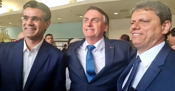 GOVERNADOR RODRIGO GARCIA DECLARA APOIO A TARCÍSIO E JAIR BOLSONARO NO 2º TURNO