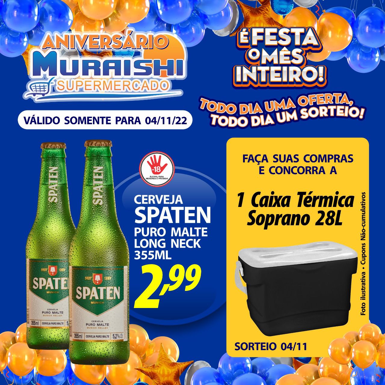 CONFIRA A MEGA OFERTA DE HOJE DO MURAISHI SUPERMERCADO E CONCORRA A PRÊMIOS. APROVEITE!!