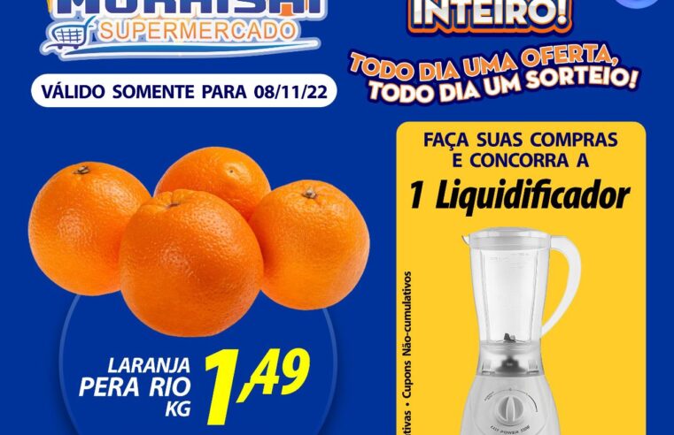 TERÇA E QUARTA DO HORTIFRUTI COM MEGA OFERTA DE ANIVERSÁRIO NO MURAISHI SUPERMERCADO. APROVEITE!!