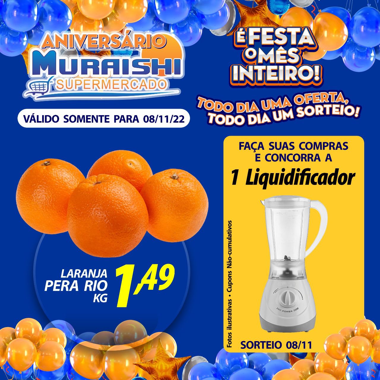 TERÇA E QUARTA DO HORTIFRUTI COM MEGA OFERTA DE ANIVERSÁRIO NO MURAISHI SUPERMERCADO. APROVEITE!!