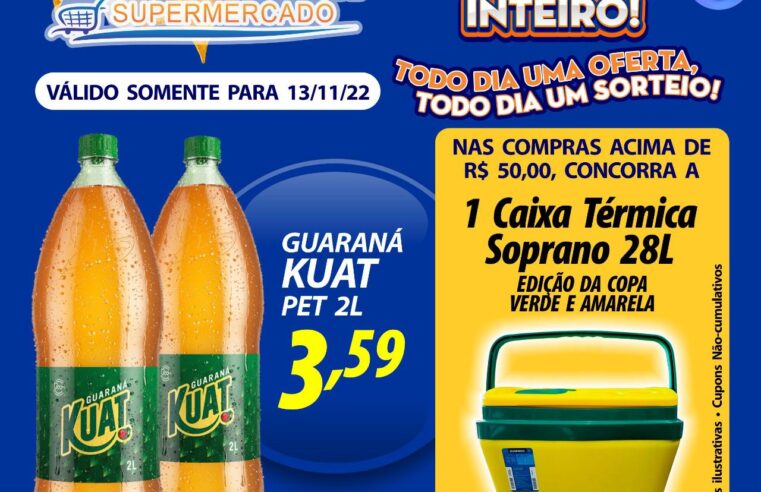 MURAISHI SUPERMERCADO ABERTO NESTE DOMINGO ATÉ AS 13 HRS. CONFIRA A MEGA OFERTA DE HOJE!