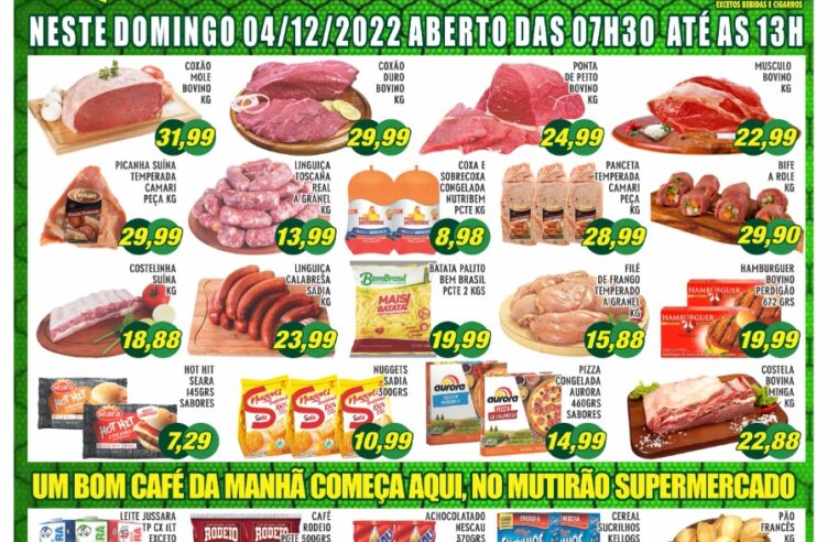 ÚLTIMO DIA DO MEGA LISTÃO DE OFERTAS DO MUTIRÃO SUPERMERCADOS. APROVEITE!!