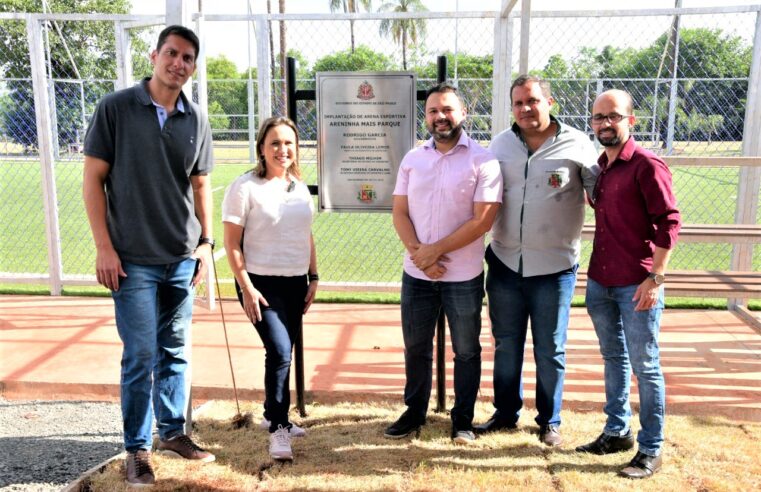 PREFEITURA DE BARRETOS INAUGURA ARENA ESPORTIVA NO BAIRRO MAIS PARQUE