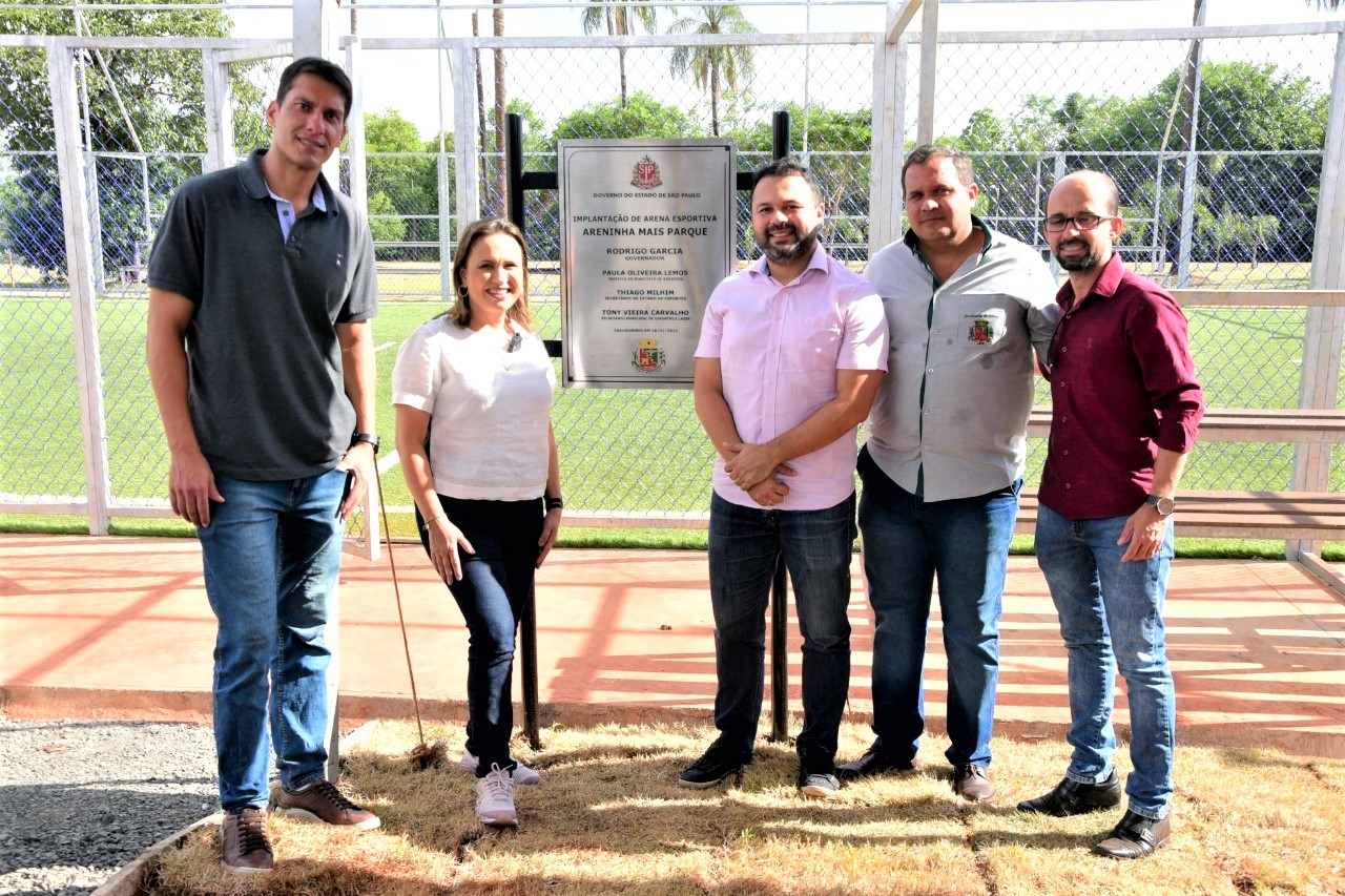 PREFEITURA DE BARRETOS INAUGURA ARENA ESPORTIVA NO BAIRRO MAIS PARQUE