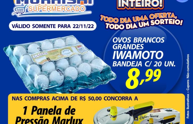 TERÇA E QUARTA DO HORTIFRUTI COM MEGA OFERTA DE ANIVERSÁRIO DO MURAISHI SUPERMERCADO. APROVEITE!!