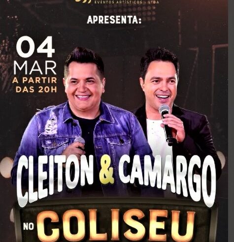 VÍDEO; PREPARE-SE: 4 DE MARÇO, EM COMEMORAÇÃO AO DIA DAS MULHERES: CLEITON & CAMARGO, EM GUAÍRA. REALIZAÇÃO: GOLDEN EVENTOS! RESERVA DE MESAS 17 99979-0379 ou 17 99744-9074