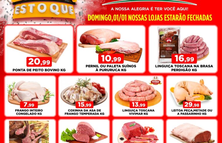 ÚLTIMO DIA DO ANO COM OFERTAS IMBATÍVEIS DO GUAÍRENSE SUPERMERCADOS, APROVEITE…