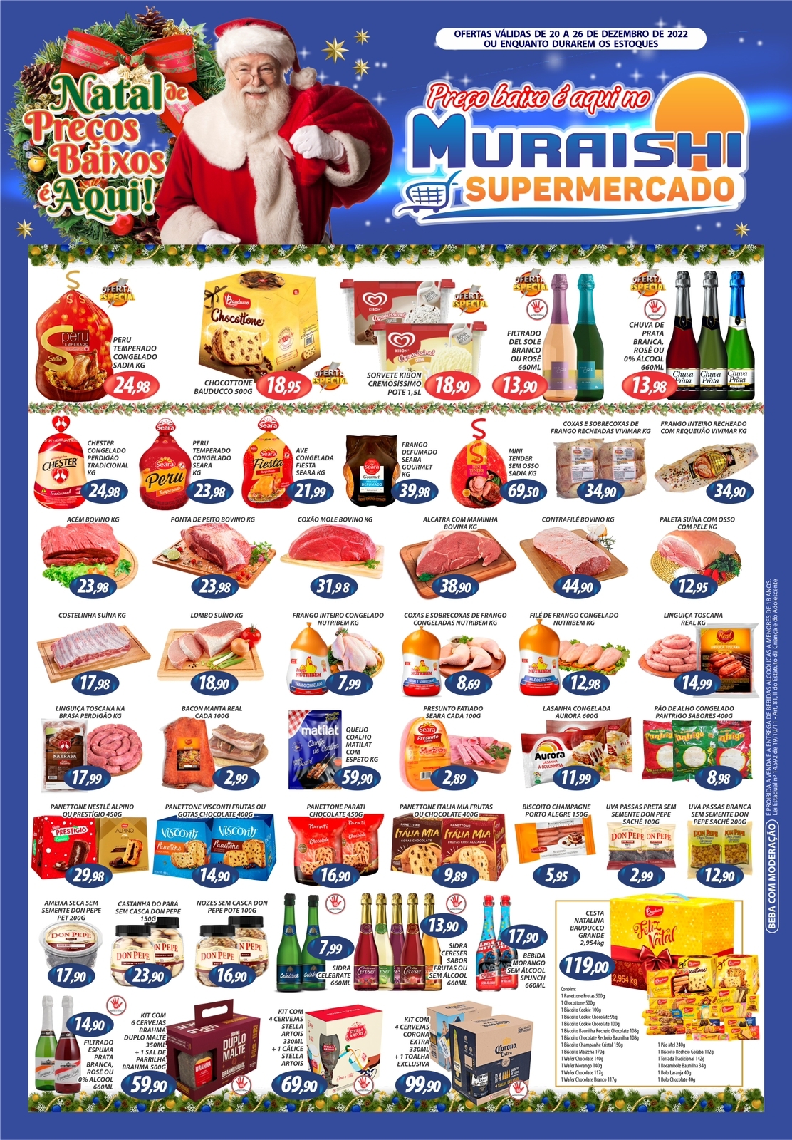 SEU FIM DE ANO COM OFERTAS IMPERDÍVEIS É NO MURAISHI SUPERMERCADO. APROVEITE!!