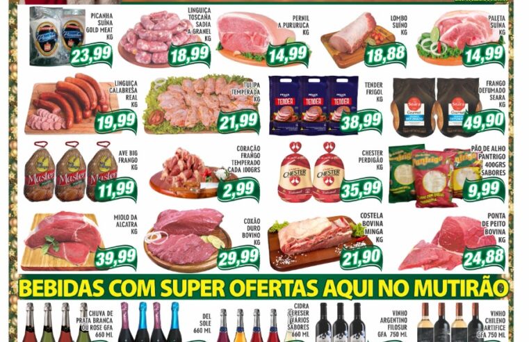 DICA DE ECONOMIA PARA O SEU NATAL. NOVO LISTÃO DE OFERTAS DO MUTIRÃO SUPERMERCADOS. APROVEITE!!