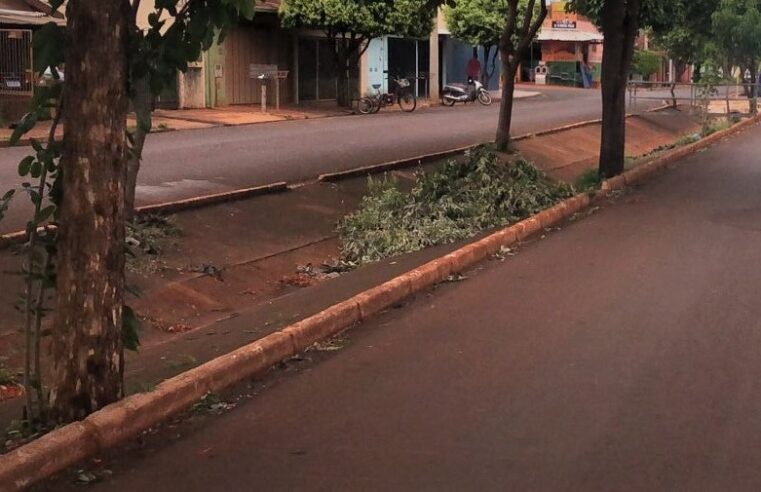 APÓS LIMPEZA FEITA PELA PREFEITURA, MUNÍCIPE JOGA LIXO EM VALETA DE ESCOAMENTO DE ÁGUAS PLUVIAIS