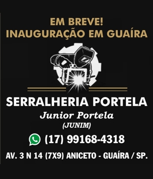 PORTAS, PORTÕES, JANELAS E FERRAGENS EM GERAL COM QUALIDADE E O MELHOR PREÇO É COM COM A SERRALHERIA PORTELA. PEÇA JÁ O SEU ORÇAMENTO!!!