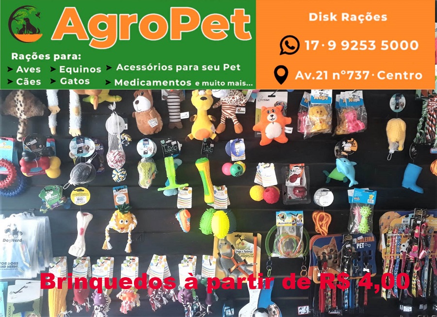 SEU PET MERECE ESSE CARINHO. AGROPET. BRINQUEDOS A PARTIR DE R$ 4,00!!