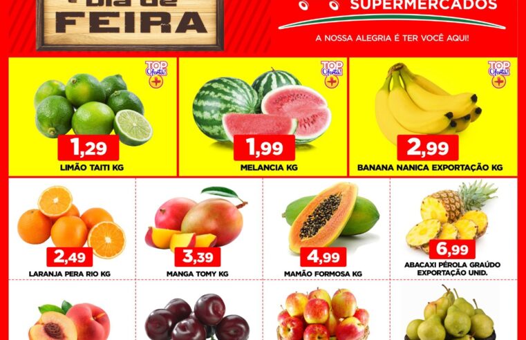 TERÇA E QUARTA SÃO DIAS DE FEIRA NO GUAIRENSE SUPERMERCADOS. APROVEITE!!!