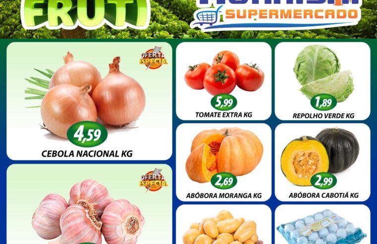 TERÇA E QUARTA DO HORTIFRUTI É NO MURAISHI SUPERMERCADO. VENHA ENCHER O CARRINHO COM MUIITA ECONOMIA!!!