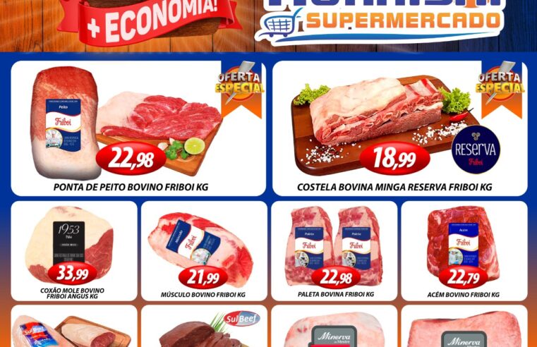 CHEGOU A QUINTA DAS CARNES E CONTINUA A PROMOÇÃO EM CERVEJAS NO MURAISHI SUPERMERCADO. APROVEITE!!