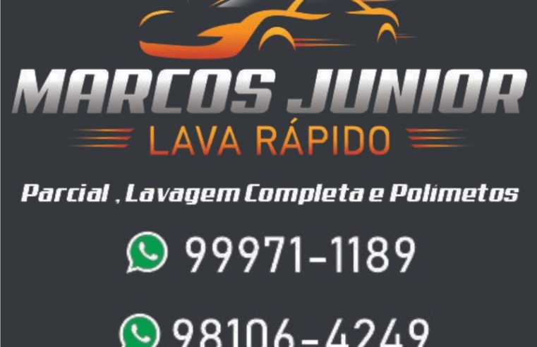 MARCOS JÚNIOR LAVA RAPIDO: EFICIENCIA E PROFISSIONALISMO. AGENDE SEU HORÁRIO!!!