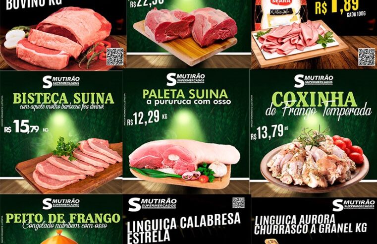 AS MELHORES PROMOÇÕES EM CARNES ESTÃO NO MUTIRÃO SUPERMERCADOS. APROVEITE!!!