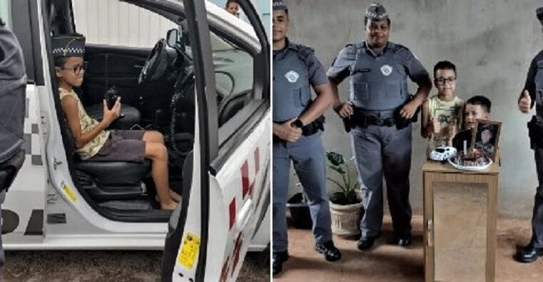 POLÍCIA MILITAR FAZ A ALEGRIA DE CRIANÇA EM BARRETOS