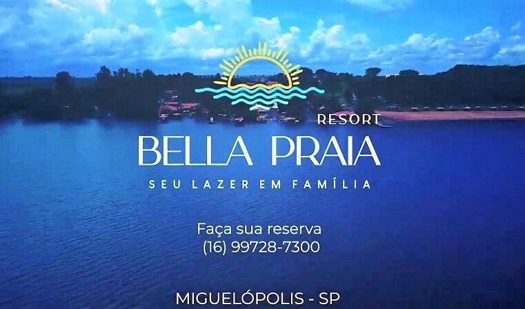 RESORT BELLA PRAIA, EM MIGUELÓPOLIS. LAZER PARA VOCÊ E SUA FAMÍLIA. FAÇA SUA RESERVA!!