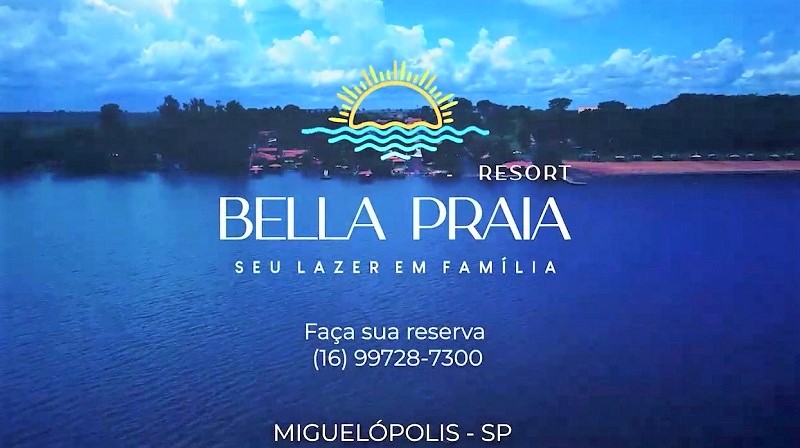 RESORT BELLA PRAIA, EM MIGUELÓPOLIS. LAZER PARA VOCÊ E SUA FAMÍLIA. FAÇA SUA RESERVA!!