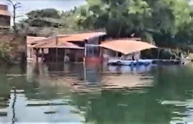 VÍDEO; RANCHOS ALAGADOS E MORADORES ILHADOS NA VOLTA GRANDE