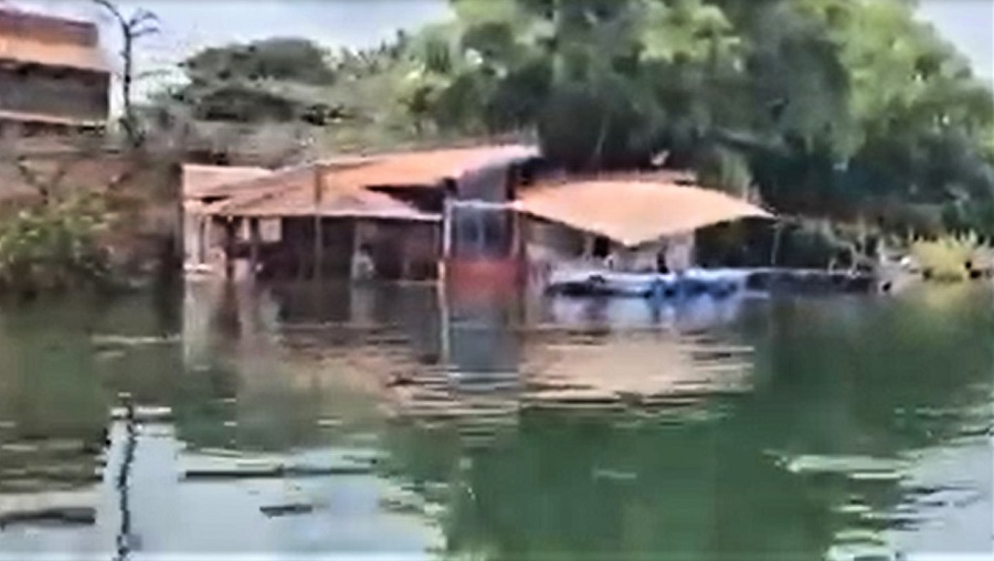 VÍDEO; RANCHOS ALAGADOS E MORADORES ILHADOS NA VOLTA GRANDE