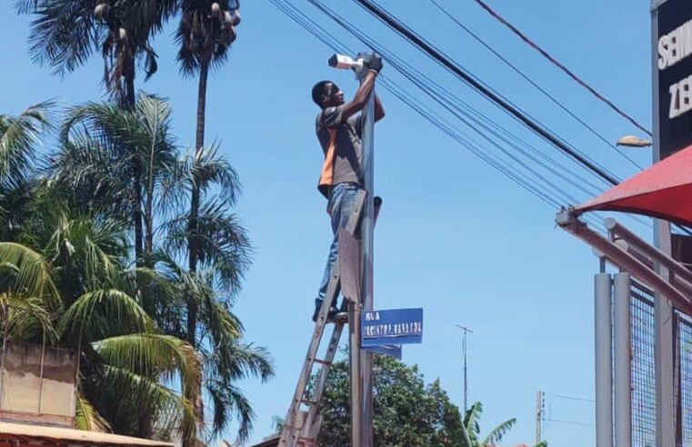 MIGUELÓPOLIS INICIA INSTALAÇÃO DE CÂMERAS DE MONITORAMENTO NA CIDADE