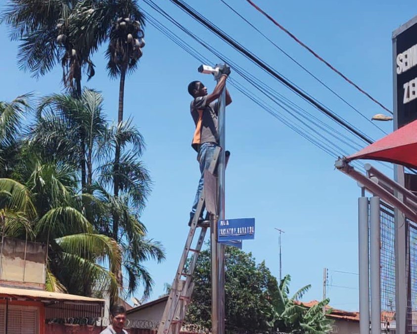 MIGUELÓPOLIS INICIA INSTALAÇÃO DE CÂMERAS DE MONITORAMENTO NA CIDADE