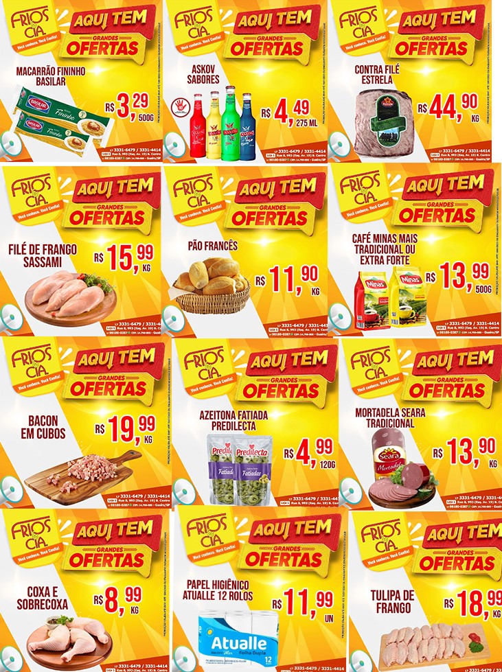 CONFIRA AS OFERTAS DA FRIOS & CIA DE GUAÍRA. ESTÃO IMPERDÍVEIS!!!