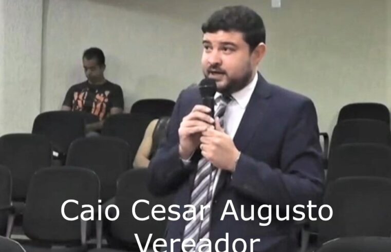 VEREADOR CAIO AUGUSTO QUESTIONA GASTOS COM PROPAGANDA FEITOS PELA PREFEITURA DE GUAÍRA