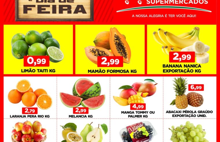 CHEGOU A SUPER TERÇA E QUARTA NO GUAIRENSE SUPERMERCADOS. ATENDENDO NESTE FERIADO ATÉ AS 21H. APROVEITE!!!