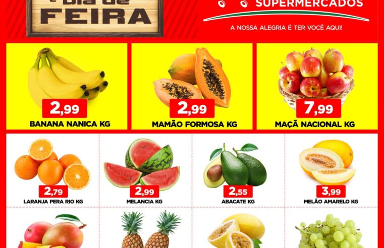 TERÇA E QUARTA É DIA DE FEIRA NO GUAIRENSE, COM SUPER OFERTAS!!! COMPRAR BARATO COM QUALIDADE É NO GUAIRENSE!!!