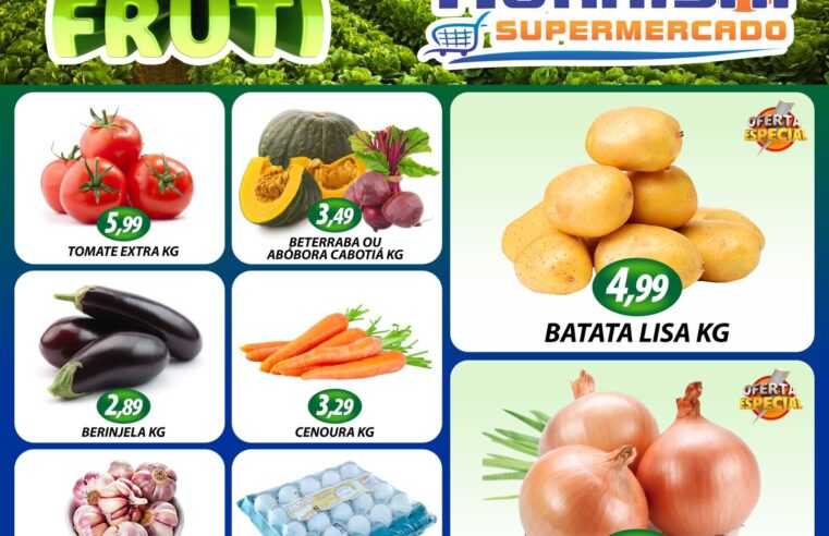 TERÇA E QUARTA DO HORTIFRUTI É COM O MURAISHI SUPERMERCADO. IMPERDÍVEL. APROVEITE!!!