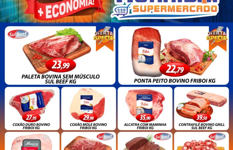 CARNAVAL DE OFERTAS DO MURAISHI SUPERMERCADO. PROMOÇÃO EM CARNES E BEBIDAS. APROVEITE!!!