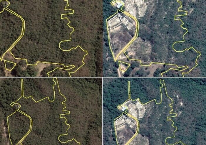 SATÉLITE REGISTRA CRIME AMBIENTA EM RIFAINA. MAIS DE 5 HÁ DE VEGETAÇÃO FORAM DESTRUÍDOS