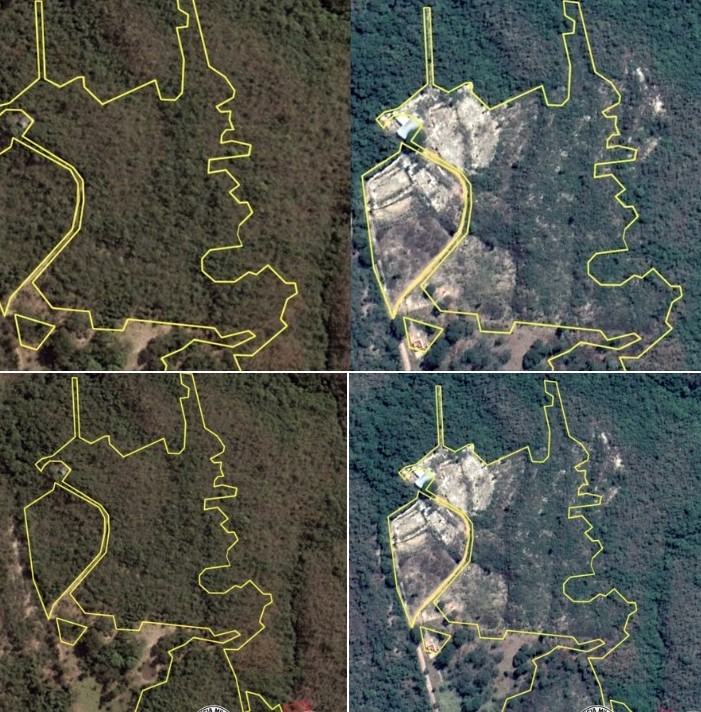 SATÉLITE REGISTRA CRIME AMBIENTA EM RIFAINA. MAIS DE 5 HÁ DE VEGETAÇÃO FORAM DESTRUÍDOS