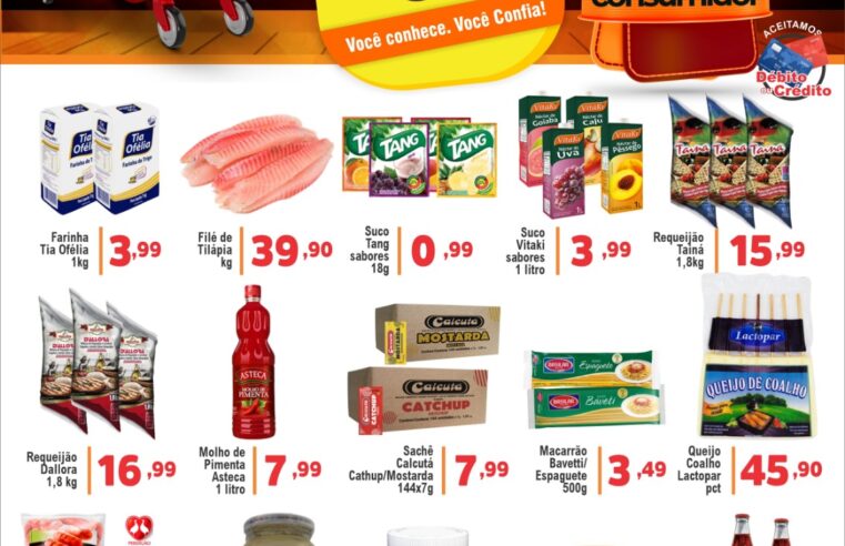 SEMANA DO CONSUMIDOR COM CARRINHO CHEIO NA FRIOS & CIA DE GUAÍRA. AS OFERTAS SÃO INCRIVEIS E IMPERDÍVEIS. APROVEITE!!!